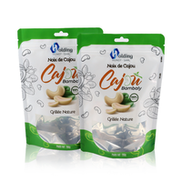 Pochette debout biodégradable avec logo personnalisé sacs alimentaires zip-lock sac d'emballage plastique de casse-croûte et de noix emballage alimentaire imprimé
