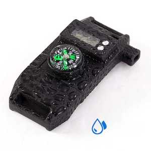 Pulseras <span class=keywords><strong>de</strong></span> cuchillo Paracord multifuncionales <span class=keywords><strong>7</strong></span> en 1 para exteriores con reloj Digital Fire Starter Compass Whistle - Product Image 2