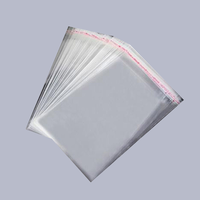 Sacs d'emballage transparents OPP, sacs en plastique auto-adhésifs, sacs pour accessoires vestimentaires, sacs en film, possibilité de personnaliser le LOGO et la taille.