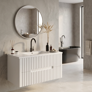 Mueble de Baño Completo, Gabinete de MDF Impermeable, Personalizado, Modular, Europeo, OEM, Turco, Alibaba Gold, para Sala de Estar - Product Image 3