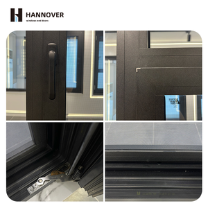 HANNOVER Project Solutions Thermal Break Tilt and Turn <strong>Window</strong> Double Tempered Glass Sound Proof Aluminum Casement <strong>Windows</strong> - Product Image 2