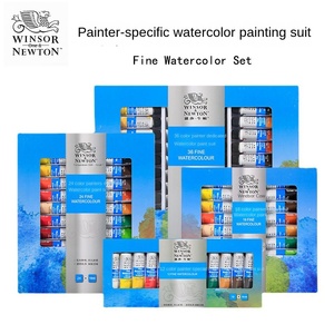 Windsor <span class=keywords><strong>Newton</strong></span> 10ml juego de pintura de acuarela 12/24/36 colores para lienzo pintura arte al por mayor - Product Image 2