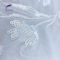 Tissu Jacquard Tricoté à la Maille avec Broderie Feuille d'Or Métallique, Velours Respirant, Paillettes Robustes, Autres 260 GSM, Robe de Mariée Filles