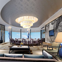 Conception d'intérieur d'hôtel de luxe 5 étoiles, design moderne et personnalisé, suite de luxe pour hall d'hôtel, ensemble complet de dessins de construction