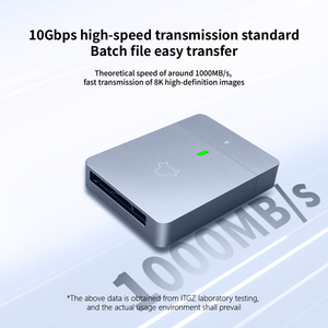 ITGZ CFxpressTypeB USB <span class=keywords><strong>Card</strong></span> <span class=keywords><strong>Reader</strong></span> Magnetic Open Adequado para Sony e Outras Câmeras <span class=keywords><strong>DSLR</strong></span> - Product Image 3