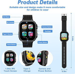 Nouveaux produits D15 enfants montre intelligente avec 32 jeux amusants <span class=keywords><strong>livre</strong></span> <span class=keywords><strong>audio</strong></span> meilleurs cadeaux pour garçons et filles sans carte Sim Smartwatch - Product Image 5