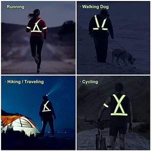 Murah tinggi cahaya hitam elastis Berlari reflektif dicetak <span class=keywords><strong>harness</strong></span> untuk dewasa - Product Image 2