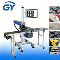 Machine de marquage laser Galvo à fibre volante CNC à positionnement visuel CCD et mise au point automatique, prend en charge les formats DXF/PLT/AI/DWG pour matériaux métalliques