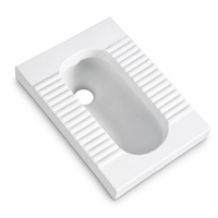 Ensemble complet de réservoir de toilettes à poser au sol Fender ; Cuvette de toilettes en céramique moderne et minimaliste pour salle de bain/toilettes publiques ; Anti-odeurs