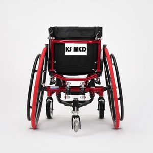 Silla de Ruedas Plegable Deportiva KSM-220, Silla de Ruedas Manual Ligera para Personas Mayores - Product Image 3