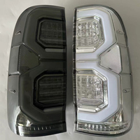 Pour Toyota Hilux Vigo 2011 2012 2013 2014 2015, mise à niveau des feux arrière LED GR, nouveau design, couleur rouge, couleur noire.