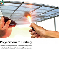 ANCSEM Vente en gros de carport en aluminium, abri de voiture imperméable, tente de carport résistante à la pluie, auvent de carport en aluminium avec polycarbonate