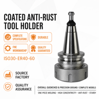 Porte-outils de travail du bois LIVTER ISO30-ER40-60 pour centre d'usinage CNC et machine de découpe