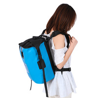 Bâche PVC avec logo personnalisé Sac à dos sec portable étanche 35L pour la randonnée