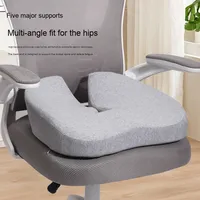 Coussin ergonomique de chaise de bureau avec logo personnalisé coussin de siège en mousse à mémoire de forme pour soulager la douleur sciatique coussins de siège