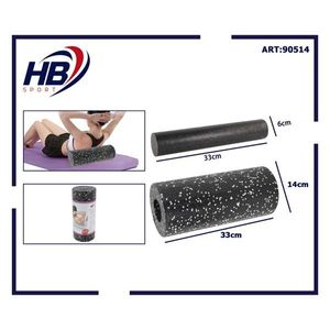 White 33x14cm EPP 2-in-1 Yoga Pillar Premium Foam Rollers for Exercise and Stretching - Product Image 1