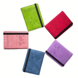 Custom <b>Passport</b> <b>Holder</b> Wallet - RFID Blocking Leather Travel Accessories, Essentials for <b>Men</b> & Women - Product Image 1