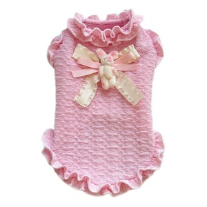 Pakaian Anjing Mewah Lembut Hangat untuk Bulldog Prancis, Baju Lucu untuk Hewan Peliharaan, Overall untuk Anjing - Product Image 3