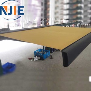 Kanopi listrik Modern, rangka aluminium lengan lipat tahan air, perlindungan UV Manual luar ruangan dapat ditarik - Product Image 3