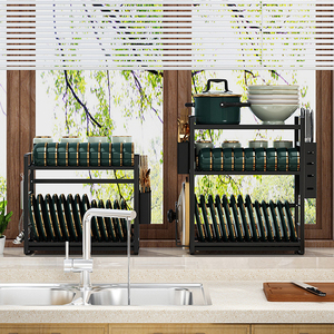 Venta caliente OEM ODM Diseño Estante de cocina Estante de acero para platos Fregadero Escurridor - Product Image 5