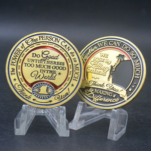 Ci alziamo sollevando altri, grazie, moneta che possiamo fare così tanto per la moneta ispiratrice dei colleghi - Product Image 3