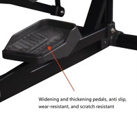 Machine d'entraînement elliptique magnétique électrique commerciale pour l'entraîneur croisé de gymnase à la maison avec la méthode manuelle d'application de miroir utilisation d'intérieur