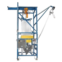 DZJX déchargeur de grands sacs en vrac pour système de déchargement de grands sacs alimentaires Station de déchargement de sacs de Machine de déballage sans poussière pour plastique
