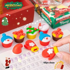 Nuevo Set de Borradores de Resina Ecológicos con Diseños de Dibujos Animados para Navidad, Regalo para Niños de Jardín de Infancia y Primaria - Product Image 3