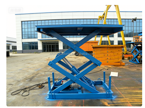 Стационарный ножничный подъемник 3 тонны из прочной углеродистой стали с высокой грузоподъемностью, адаптированный для сложного рельефа - Product Image 2