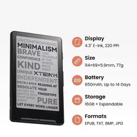 Grosir Original XTEINK X4 Pro E-ink Reader Layar Tinta Klasik Pembaca E-book Multi-bahasa Pembaca Saku Magnetik Portabel