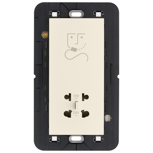 เต้ารับเครื่องโกนหนวดไฟฟ้าแบบแนวตั้ง 230V 120V รองรับแรงดันไฟฟ้าสองระดับ - Product Image 1