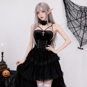 Nuevo Disfraz de Vampiresa Diablo para Mujer, Estilo Gótico, para Halloween 2026, Vestido Sexy para Cosplay de Demonio, Disfraz Elegante para Fiesta de Carnaval - Product Image 4