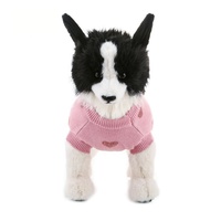 Nouvelle mode princesse Style pull pour animaux de compagnie rose coeur et cercle motif chien vêtements chauds automne hiver chien vêtements