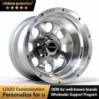 Ruedas VEROS F82654 Cóncavas de Gran Profundidad 15x10 16x10 en ET -44 5x114.3 6x139.7 para Automóviles Ford