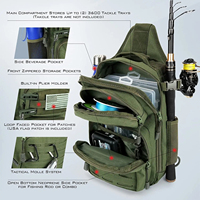 Sac banane tactique multifonctionnel léger pour homme, idéal pour la pêche et les activités de plein air