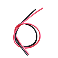 Fil de silicone extra souple AGCR 13AWG 500/0.08TPC, conducteur haute température pour éclairage LED
