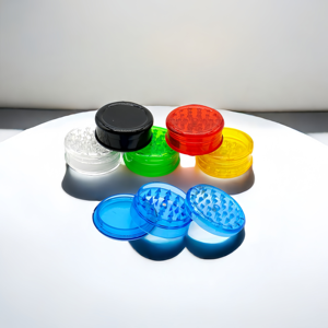 Broyeur à herbes manuel moderne, petit et portable, 60 mm, 3 couches, en plastique, avec logo personnalisé pour le tabac et les épices, vente en gros à bas prix - Product Image 6