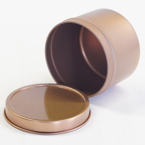 <span class=keywords><strong>Bulk</strong></span> Rose Goud Kleur Ronde Naadloze Container Lege Metalen Kan 10 Oz Kaars <span class=keywords><strong>Tin</strong></span>