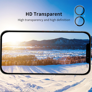 Protecteur d'objectif HD Protecteurs d'écran d'objectif de caméra en verre trempé pour iPhone 16 15 14 Pro Max - Product Image 3