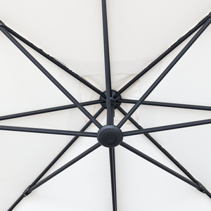 SHADERAY Hôtel Luxe Moderne Extérieur Commercial Grand <span class=keywords><strong>Parasol</strong></span> Carré Noir 3x3m <span class=keywords><strong>Protection</strong></span> UV pour Parc & Gym - Product Image 4