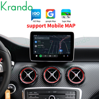 Krando sans fil CarPlay Android boîte de décodage automatique pour Mercedes Benz A CLA GLA Module caméra Interface miroir lien Siri contrôle