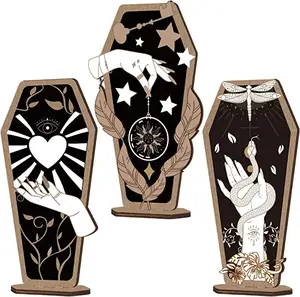 可定制DIY墙壁装饰棺材架幽灵哥特式家居装饰巫术巫术祭坛用品精神礼物