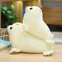 Animaux marins en peluche très bon marché Ours polaire Lion marin Affichage d'aquarium personnalisé Vente de jouets en peluche pour animaux