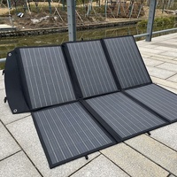 Système de panneaux solaires intelligents 200w, Kit de panneaux solaires portables pliants pour la maison, l'extérieur, le Camping, le voyage, la remorque