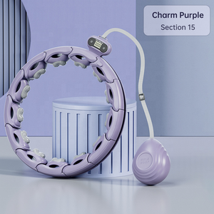 Fitness Smart Sports Massage Exercise Detachable Portable Circle Abdomen <strong>Weight</strong> <strong>Loss</strong> Hula <strong>Ring</strong> with <strong>Weight</strong> Ball - Product Image 1