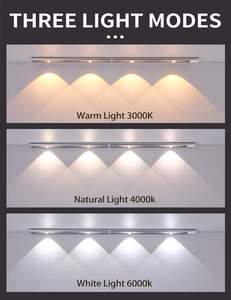 20CM Human Motion Sensor LED Under Cabinet Light, USB Rechargeable Wireless Magnetic Night Light for Kitchen Closet Wardrobe - Product Image 6