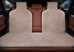 Vente d'usine ensemble complet coussin de siège de voiture universel de luxe mignon laine naturelle universel pour CIVIC/FIT/RAV4 - Product Image 4