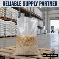 Sac tissé en PP transparent pour le stockage en vrac de haricots secs, pois et soja - Vente en gros