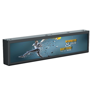 19 "1920x360 Bar Tipo Publicidad LCD Barra estirada con pantalla <span class=keywords><strong>de</strong></span> panel con WIFI Anuncios para mercados - Product Image 2