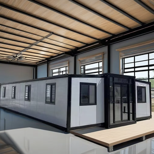 40ft Usine Européenne USA Personnalisé Résistant aux Ouragans Minuscule Facile Pliable Expédition Préfabriqué Extensible Conteneur Maison - Product Image 1